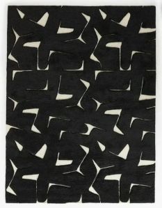 Black Hand Tufted Rug