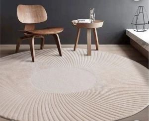 Round Hand Tufted Carpet