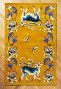 Tiger Design Hand Tufted Rug