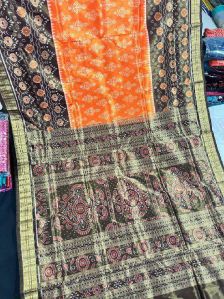 Ladies Printed Sambalpuri Silk Saree