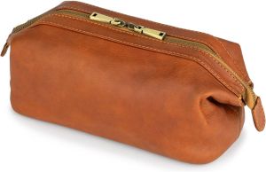 Unisex Cow Hunter Leather Utility Pouch