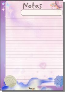 Vaagu Blue Sky A5 Lined Notepad for Writing Cute Stationery