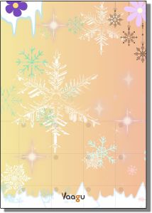 Vaagu Winters Blooming Designer A5 Notepad Cute Statio