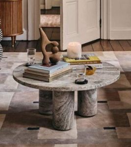 Laura Centre Table (Fantasy Brown Marble)