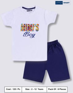 bb2 boys casual t-shirt shorts