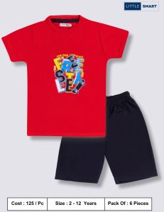 bb4 boys casual t-shirt shorts