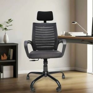 Royal Black Office Chair