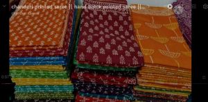 Hand Block Printed Saree