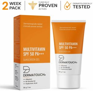 Dermatouch MultiVitamin SPF 50 pa+++ sunscreen gel