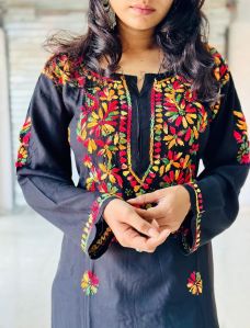 Chikan Embroidery Kurti