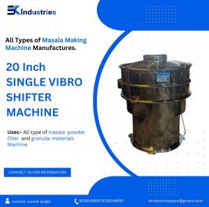 20 Inch Single Vibro Machine