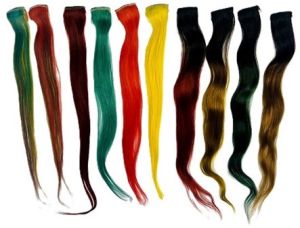 One Clip Human Hair Extensions 20 Inches