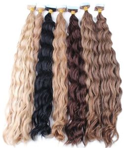 Tape In Single Side Human Hair Extensions 24 Inches