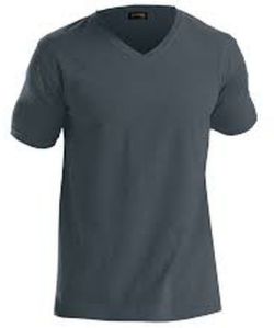 Mens Slim Fit V Neck T Shirt