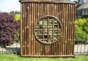 Bamboo wall fancing