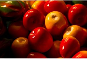 Different Wooden Fruits