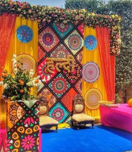 haldi function decoration