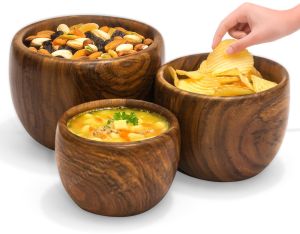 Wooden Bowl Set