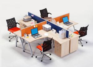 Curved Office Workstation