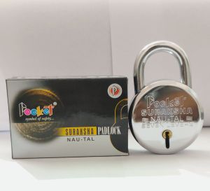 Round Suraksha padlock 40mm-50mm-65mm