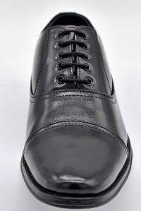 Mens Black Softy Leather Shoes