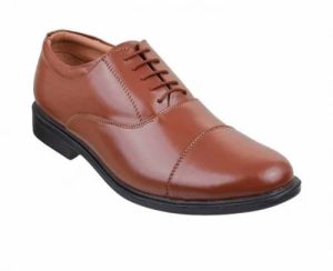 Mens Tan Oxford Lace Up Formal Shoes