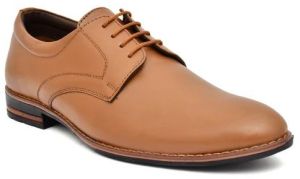 Mens Tan Softy Leather Shoes