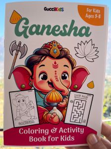 Ganesha Coloring Book Hindu Gods