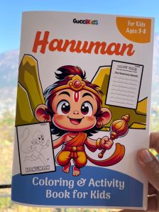 Hanuman Coloring Book Hindu Gods