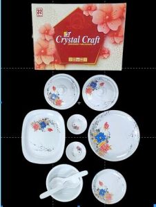 32 Piece Melamine Dinner Set