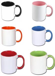 Inner and handle colour mug 11 OZ