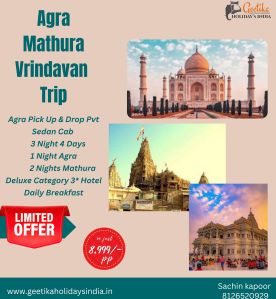 agra mathura vrindavan trip service