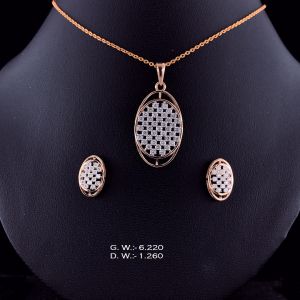 PS171P Ladies Diamond Pendant Set