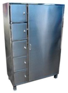 Stainless Steel Visitor Apron Cabinet