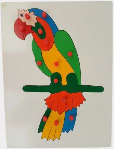 Wooden Parrot Puzzle