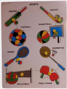 Wooden Sports Game Tray Puzzle