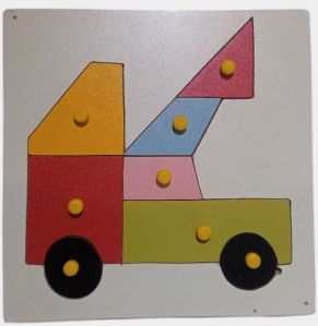 Wooden Vehicle Puzzle