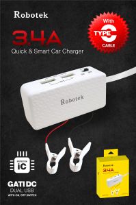 Robotek 3.4A(18Watt) Gati Charger