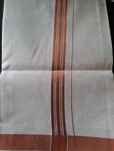 Mens Copper Tissue Cotton Dhoti