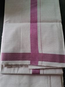 Mens Purple Tissue Cotton Dhoti