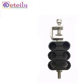 Tower Quality Feeder Cable Clamp To Secure 2 - 6 Fiber Cables And Power Cables PP 15 - 17mm