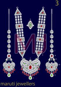 Designer Silver Rani Haar