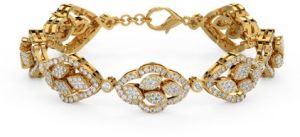 Sparkling Petals Lab Grown Diamond Bracelet