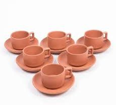 Terracotta Clay Cup Set