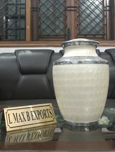 White Tasty Cremation Urns