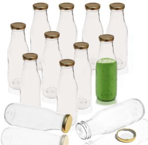 Glass Milk Bottle