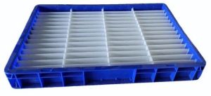 Blue Plastic Partition Crate