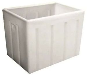 White Rectangular Roto Crate