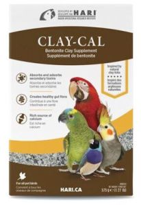 HARI Clay-Cal Bentonite Clay Supplement for Birds 575 g (1.27 lb)