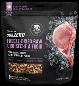 nutrience subzero complete balanced freeze-dried dog food